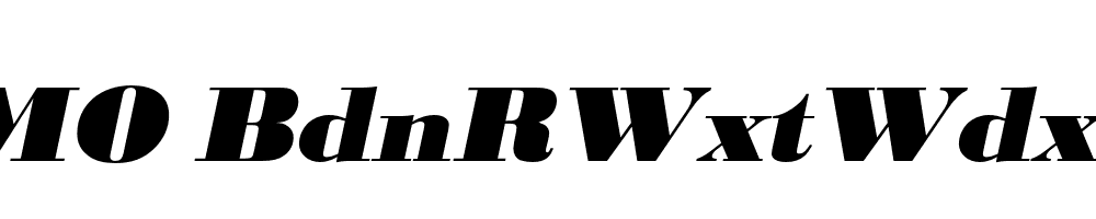 FSP DEMO BdnRWxtWdxtBl Italic