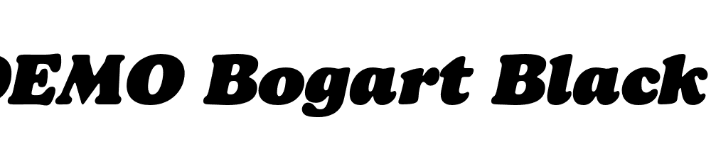 FSP DEMO Bogart Black Italic