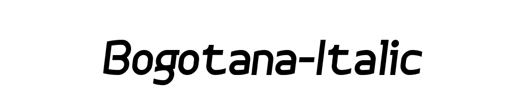 Bogotana-Italic