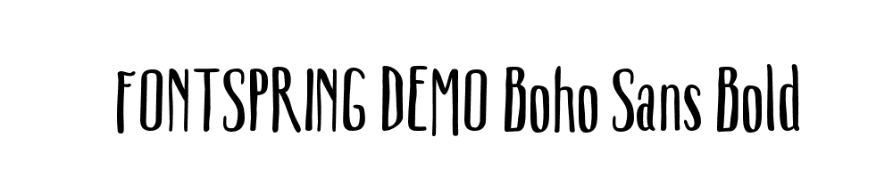  DEMO Boho Sans Bold