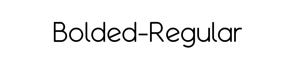 Bolded-Regular