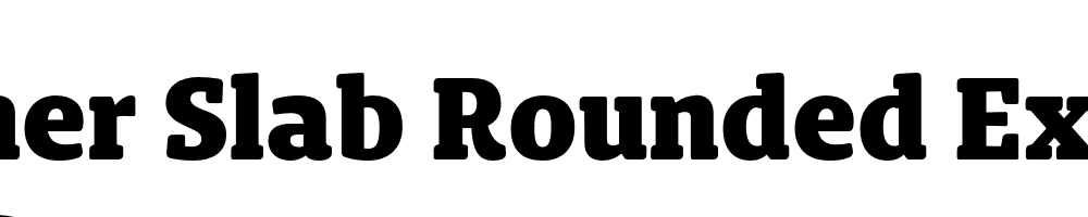  DEMO Bommer Slab Rounded ExtraBold Regular