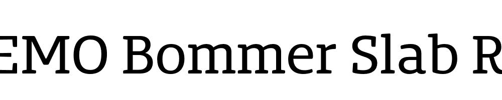  DEMO Bommer Slab Rounded Regular