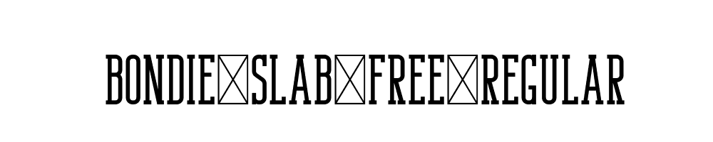 Bondie-Slab-Free-Regular