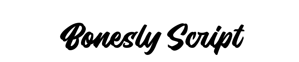 Bonesly Script