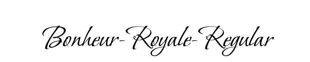 Bonheur-Royale-Regular