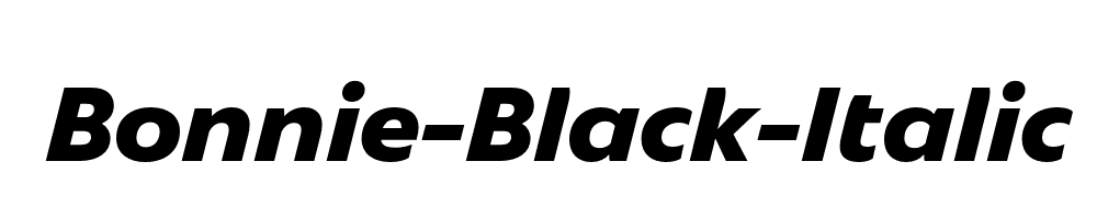 Bonnie-Black-Italic