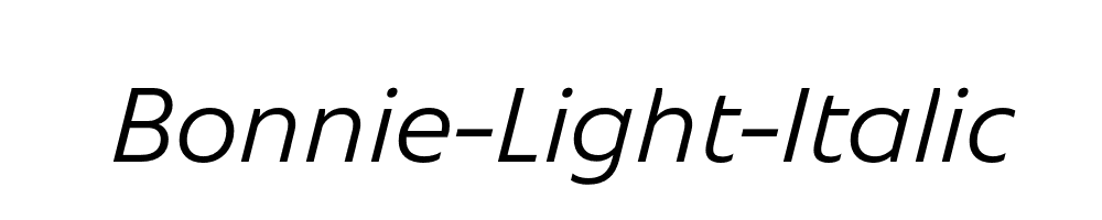 Bonnie-Light-Italic