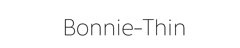 Bonnie-Thin