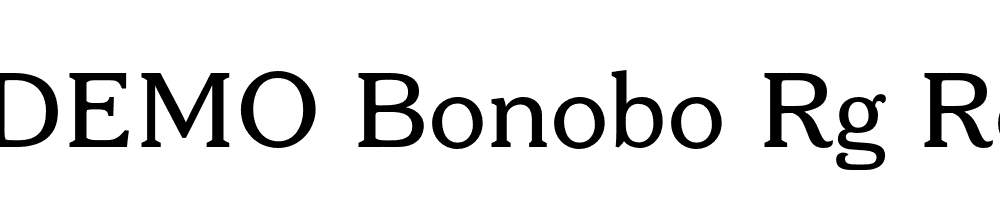 FSP DEMO Bonobo Rg Regular