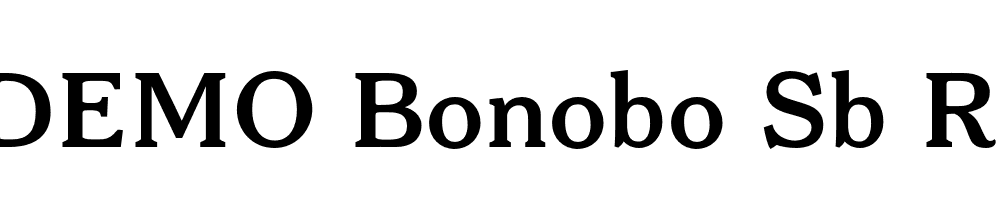 FSP DEMO Bonobo Sb Regular