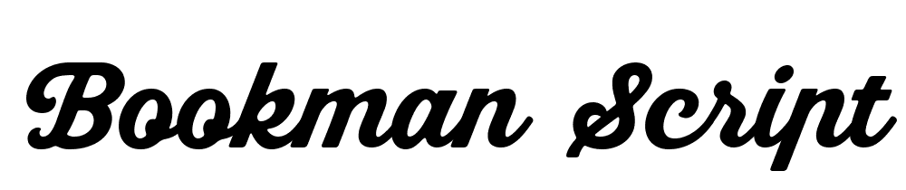 Bookman Script