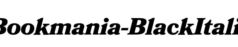 Bookmania-BlackItalic