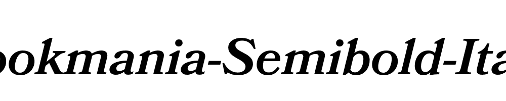 Bookmania-Semibold-Italic