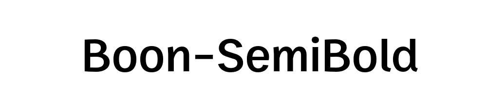 Boon-SemiBold