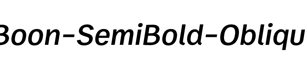 Boon-SemiBold-Oblique