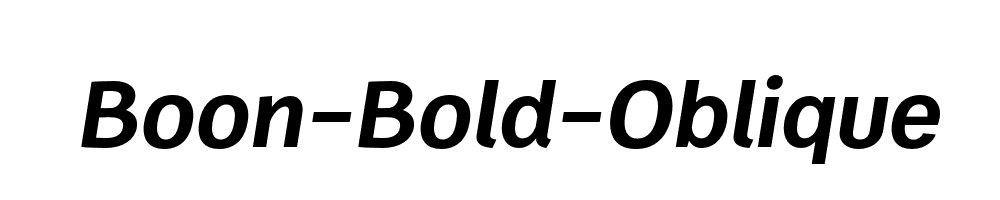 Boon-Bold-Oblique