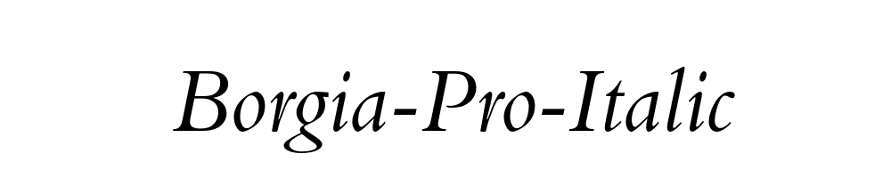 Borgia-Pro-Italic