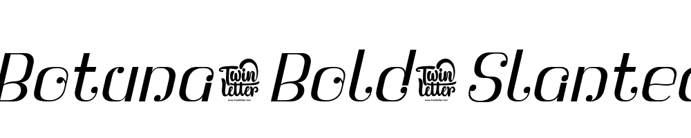 Botuna-Bold-Slanted