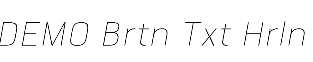 FSP DEMO Brtn Txt Hrln Italic