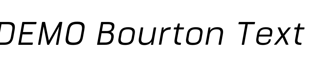 FSP DEMO Bourton Text Italic