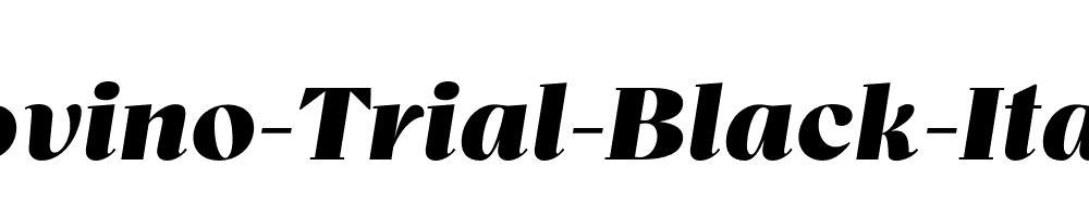 Bovino-Trial-Black-Italic