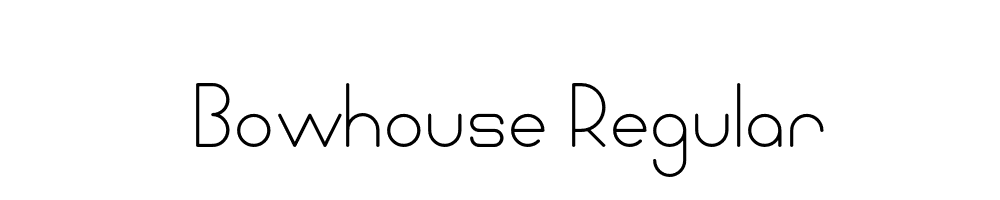 Bowhouse-Regular