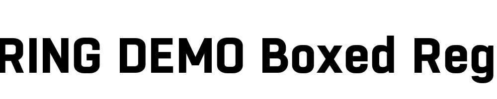  DEMO Boxed Regular Bold