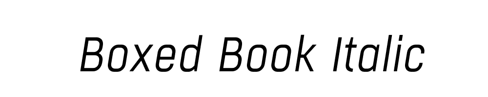 Boxed Book Italic