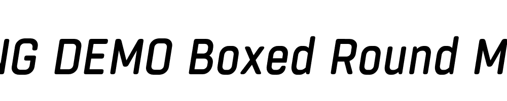  DEMO Boxed Round Medium Italic