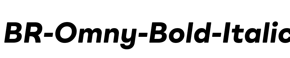 BR-Omny-Bold-Italic