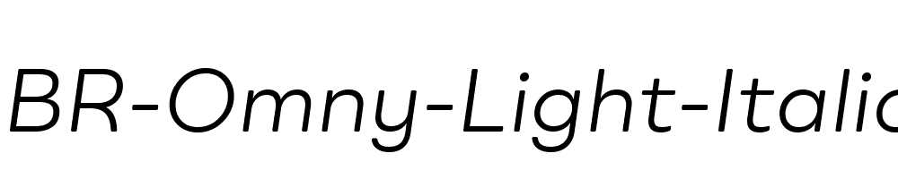 BR-Omny-Light-Italic