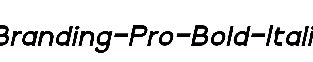 Branding-Pro-Bold-Italic