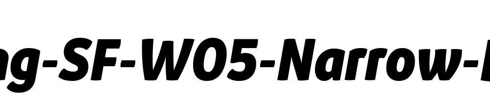 Branding Sf W05 Narrow Black It