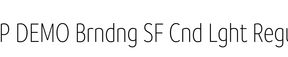 FSP DEMO Brndng SF Cnd Lght Regular