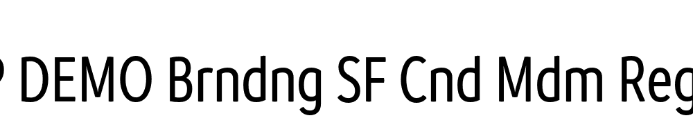 FSP DEMO Brndng SF Cnd Mdm Regular