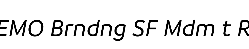 FSP DEMO Brndng SF Mdm t Regular