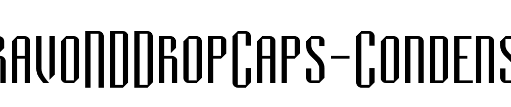 Bravo Nddrop Caps Condensed