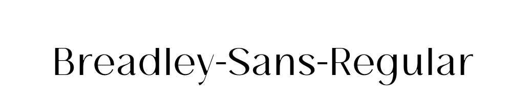 Breadley-Sans-Regular