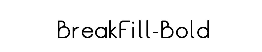 BreakFill-Bold