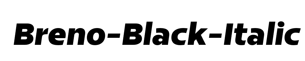 Breno-Black-Italic