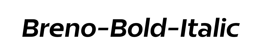 Breno-Bold-Italic