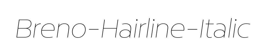 Breno-Hairline-Italic