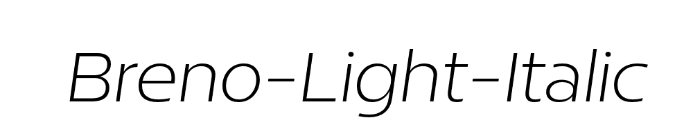 Breno-Light-Italic