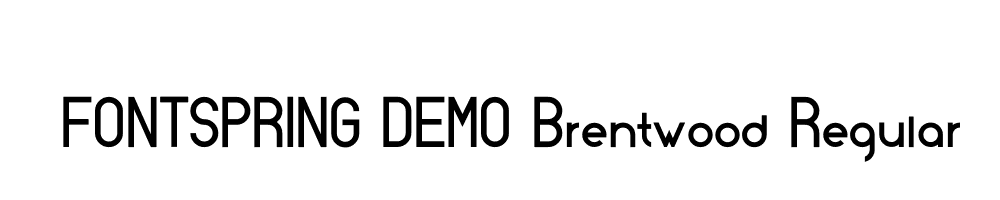  DEMO Brentwood Regular