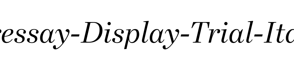 Bressay-Display-Trial-Italic