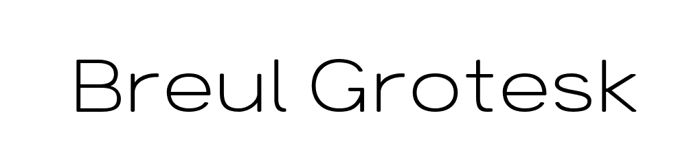 Breul Grotesk