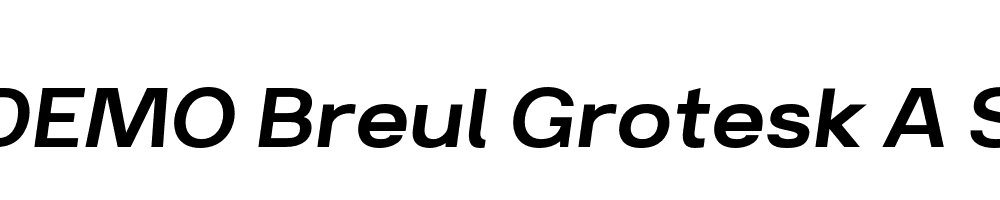  DEMO Breul Grotesk A SemiLight Italic