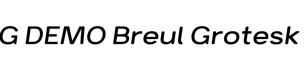  DEMO Breul Grotesk B Light Italic