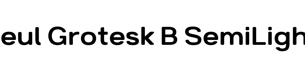  DEMO Breul Grotesk B SemiLight Regular